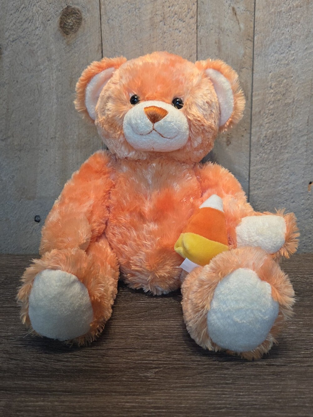 Orange Spicy Halloween Pumpkin Bear Build a Bear Rare Stuffed Animal HTF 14"